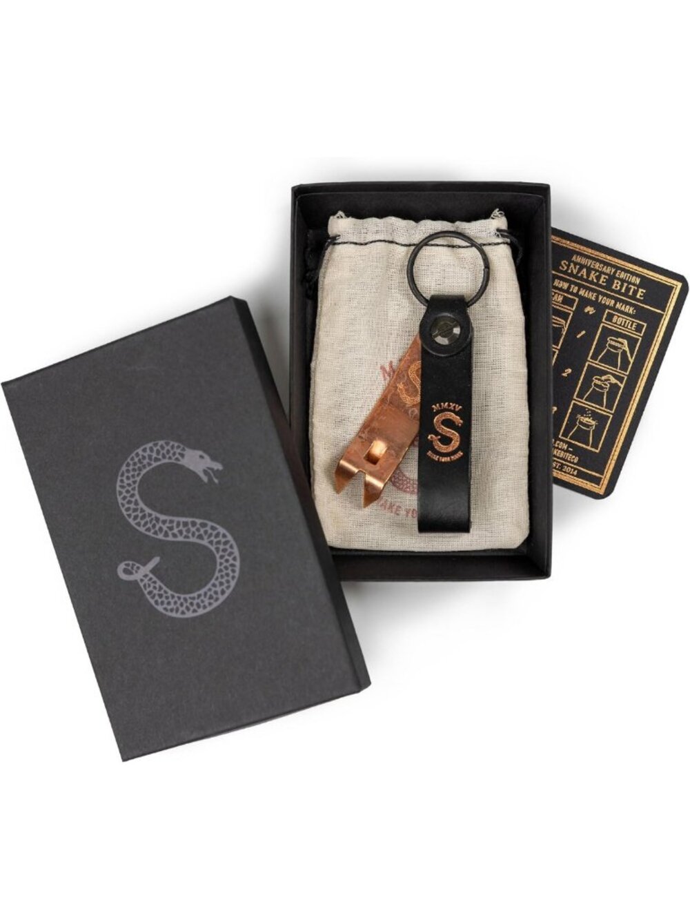 Leather Beer Opener Keychain - USA-Made, Durable, Stylish & Functional Accessory